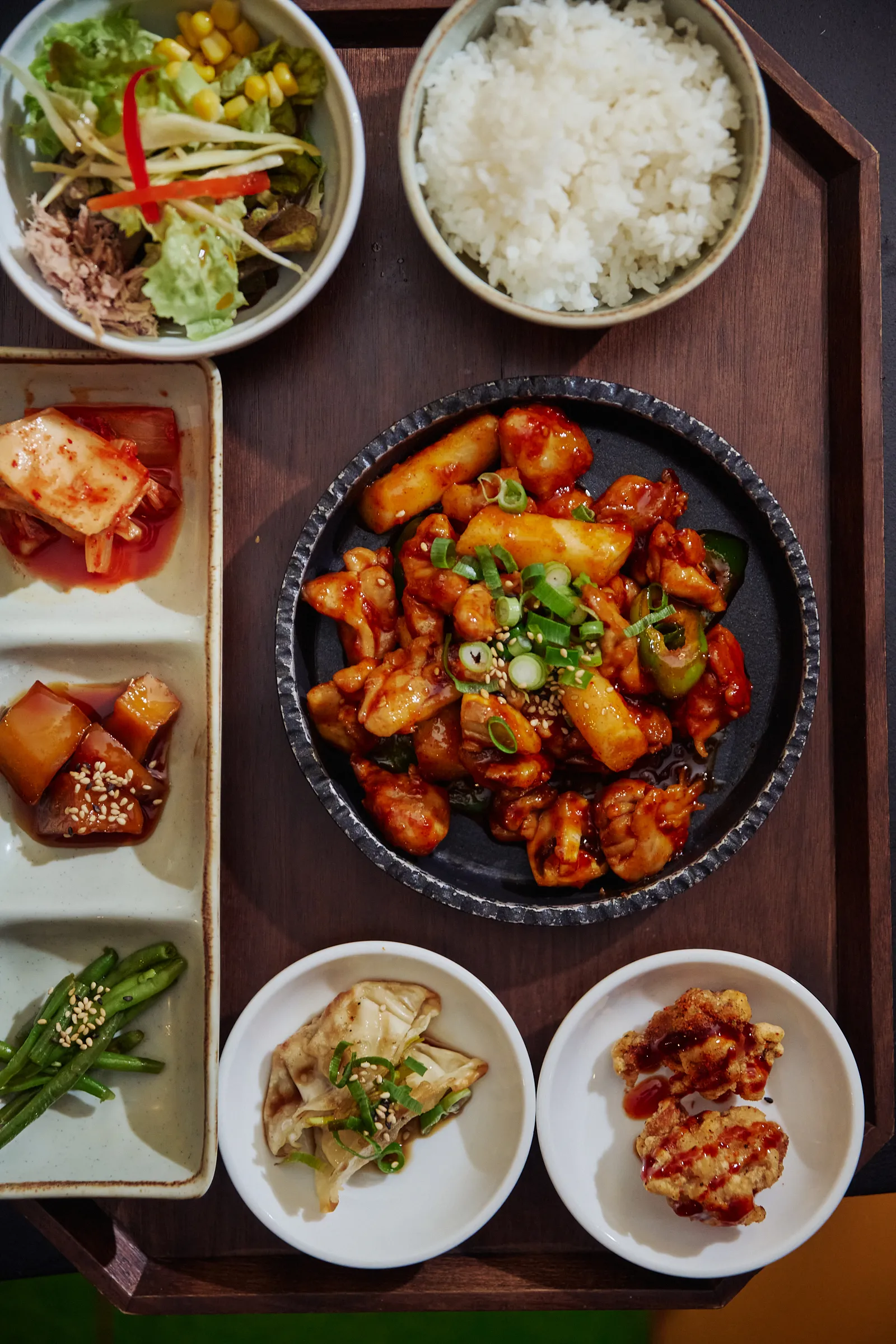 Menu Baekban - Plateau coréen