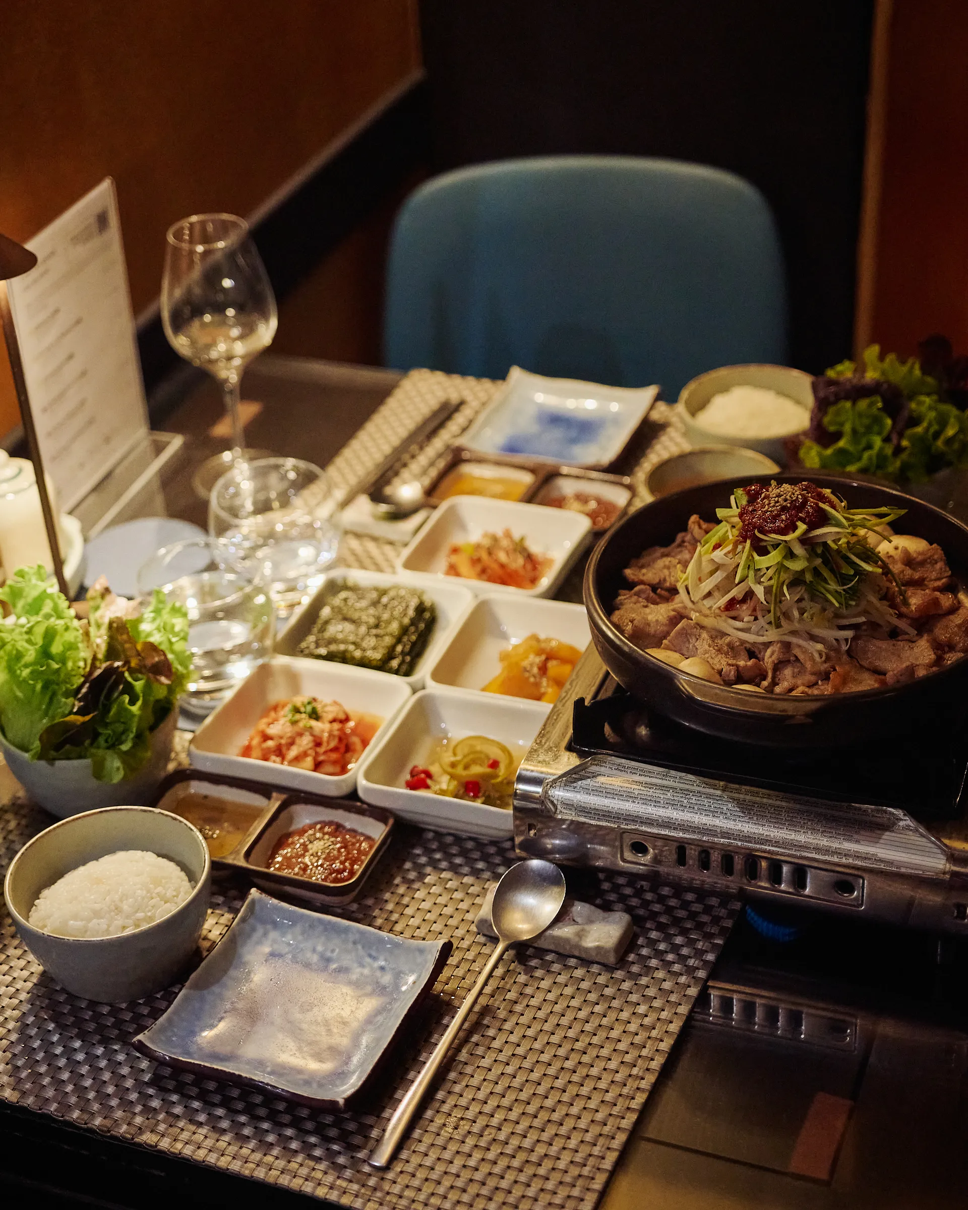 Menu Samgyeopsal - Porc grillé coréen